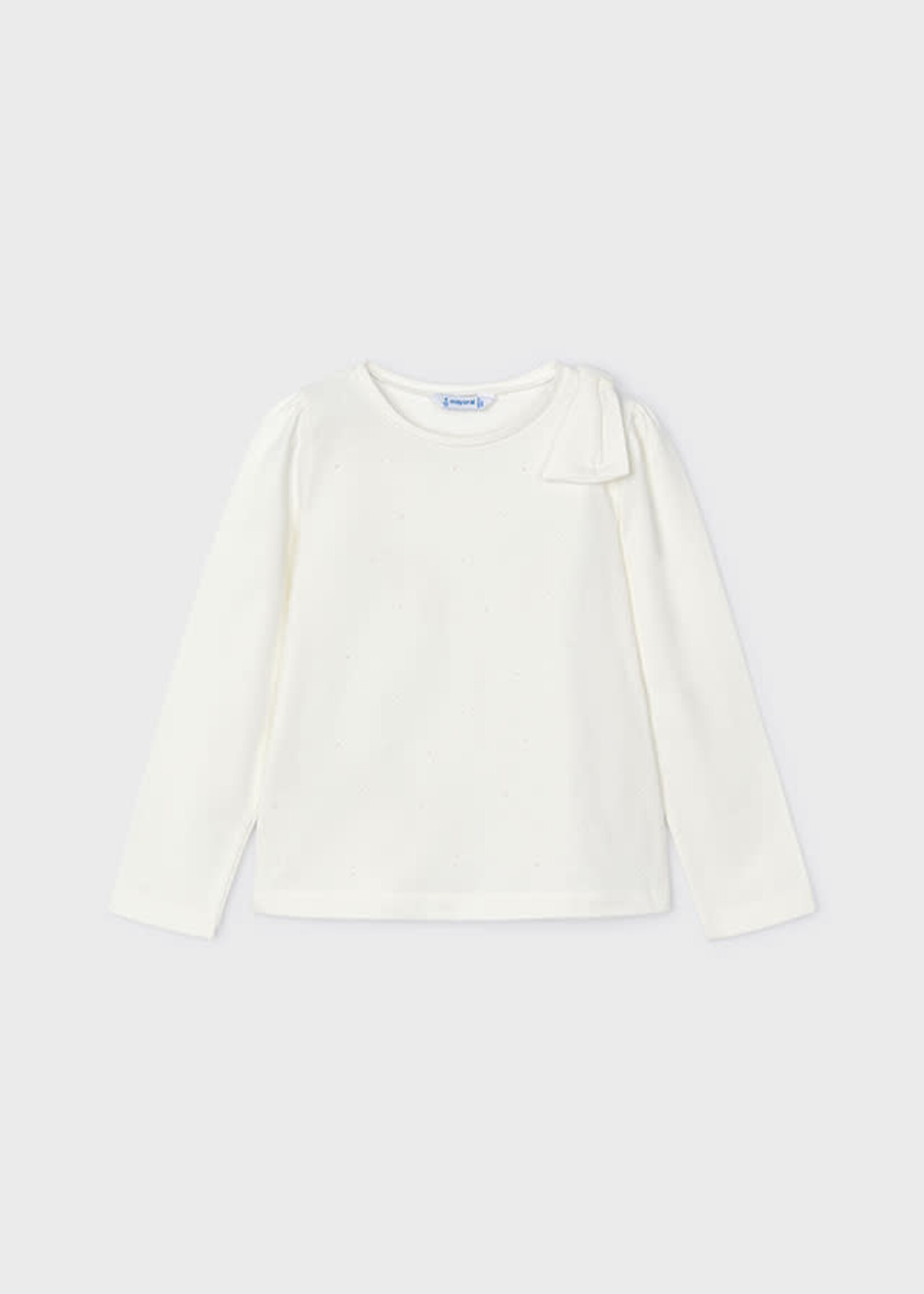 Mayoral Mayoral L/s t-shirt Natural - 24 04064