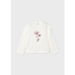 Mayoral Mayoral L/s t-shirt Natur-pink - 24 04066