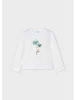 Mayoral Mayoral L/s t-shirt Nude-jade - 24 04066