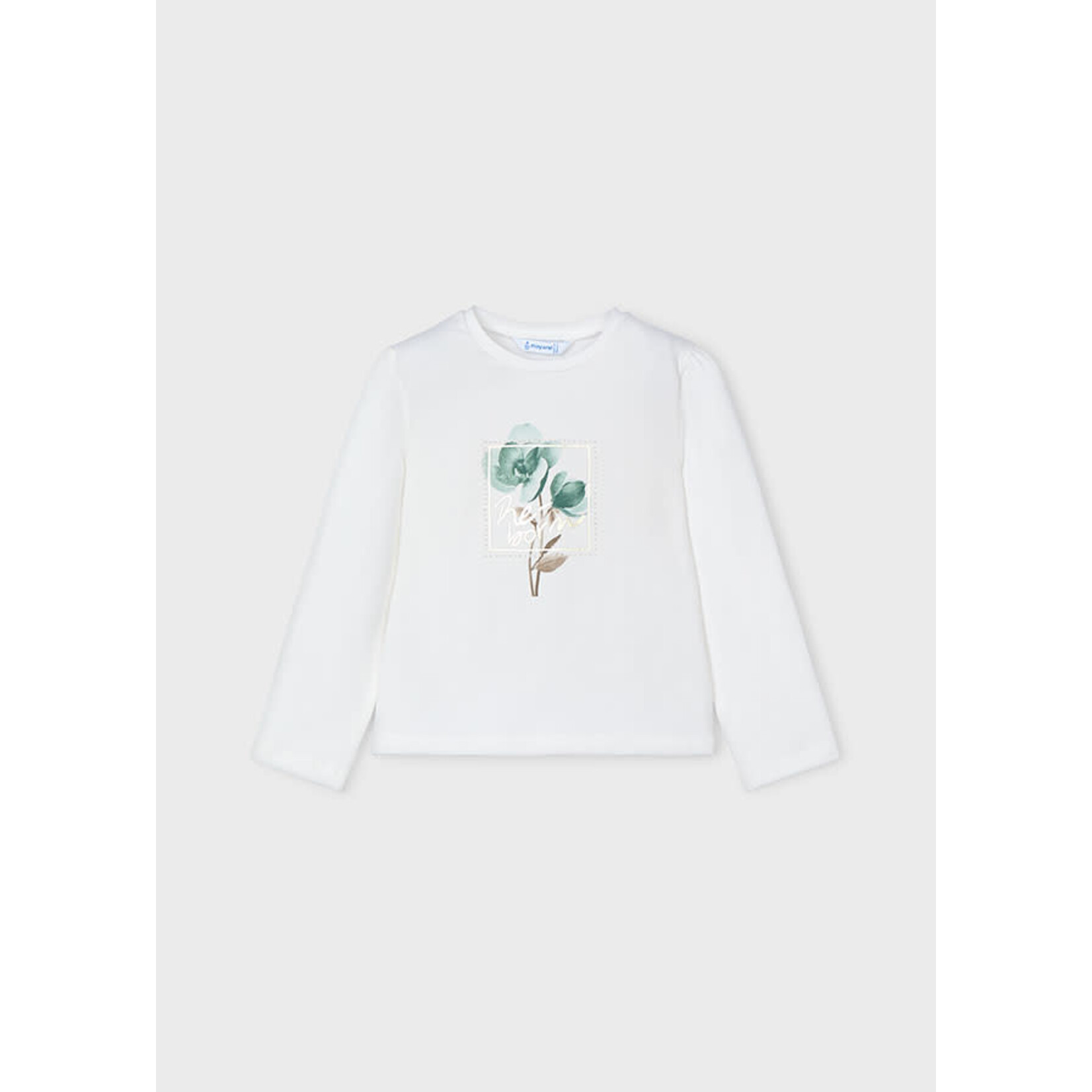 Mayoral Mayoral L/s t-shirt Nude-jade - 24 04066