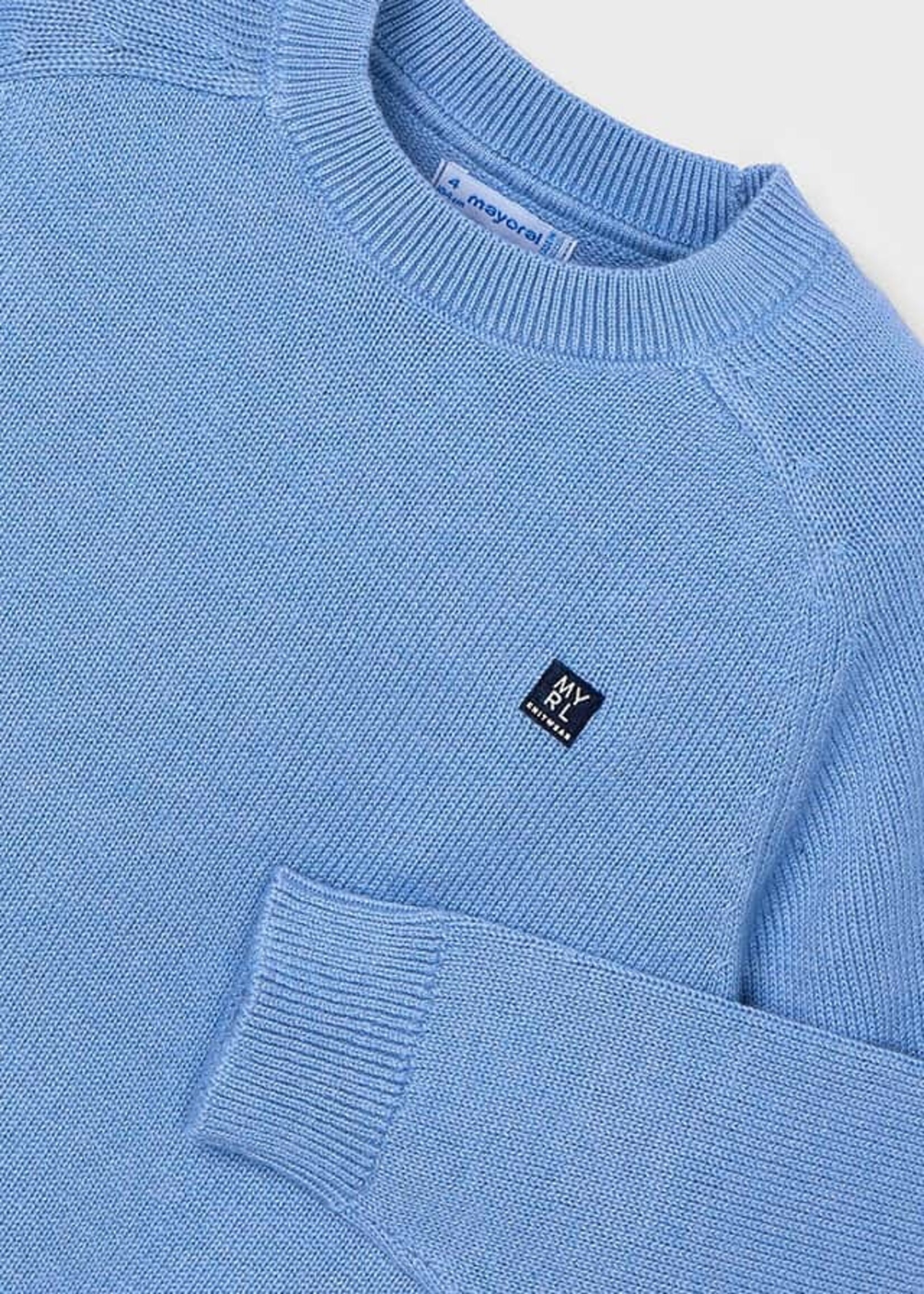 Mayoral Mayoral Basic crew neck jumper Glacial - 24 00311