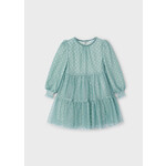 Mayoral Mayoral Tulle printed dress Jade - 24 04910