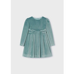 Mayoral Mayoral Velvet dress Jade - 24 04915