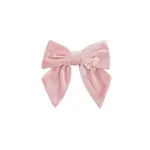 Siena Siena  strik velvet roze groot