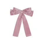 Siena Siena  strik velvet oud roze groot