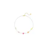 Siena Siena ketting parel met gekleurde hartjes