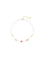Siena Siena ketting parel met gekleurde hartjes