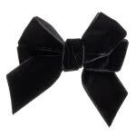 Siena Siena strik velvet zwart 9 cm