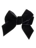 Siena Siena strik velvet zwart 9 cm