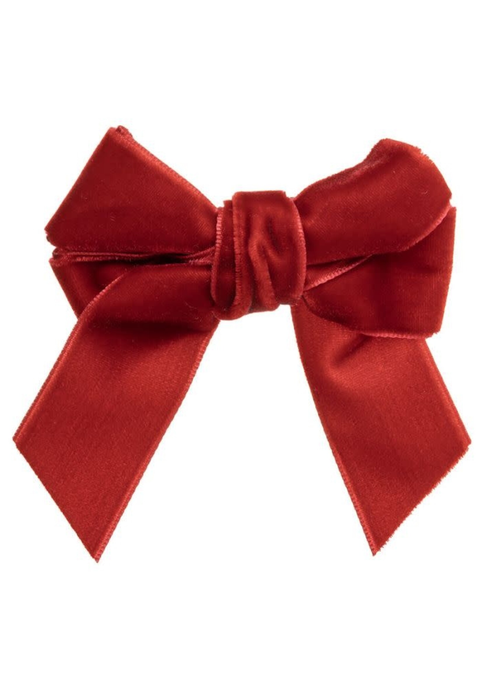 Siena Siena strik velvet rood 9 cm