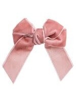 Siena Siena strik oud roze velvet  9 cm