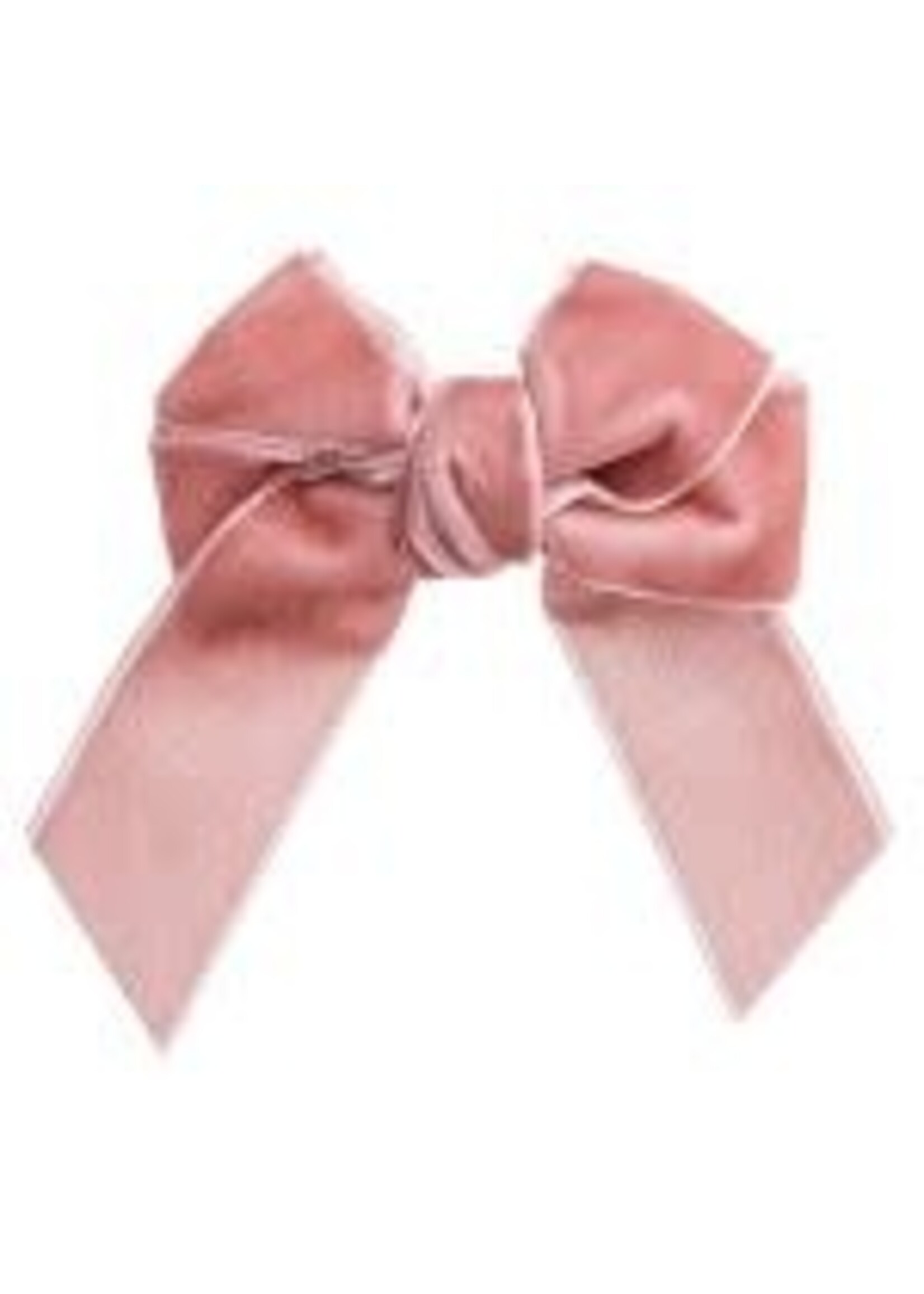 Siena Siena strik oud roze velvet 9 cm