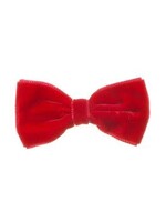 Siena Siena strik velvet rood 6,5 x 3,5 cm