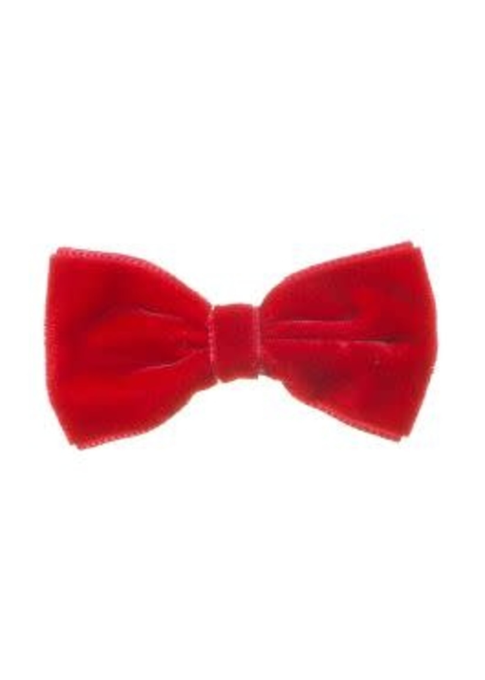 Siena Siena strik velvet rood 6,5 x 3,5 cm