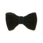 Siena Siena strik velvet zwart 6,5 x 3,5 cm