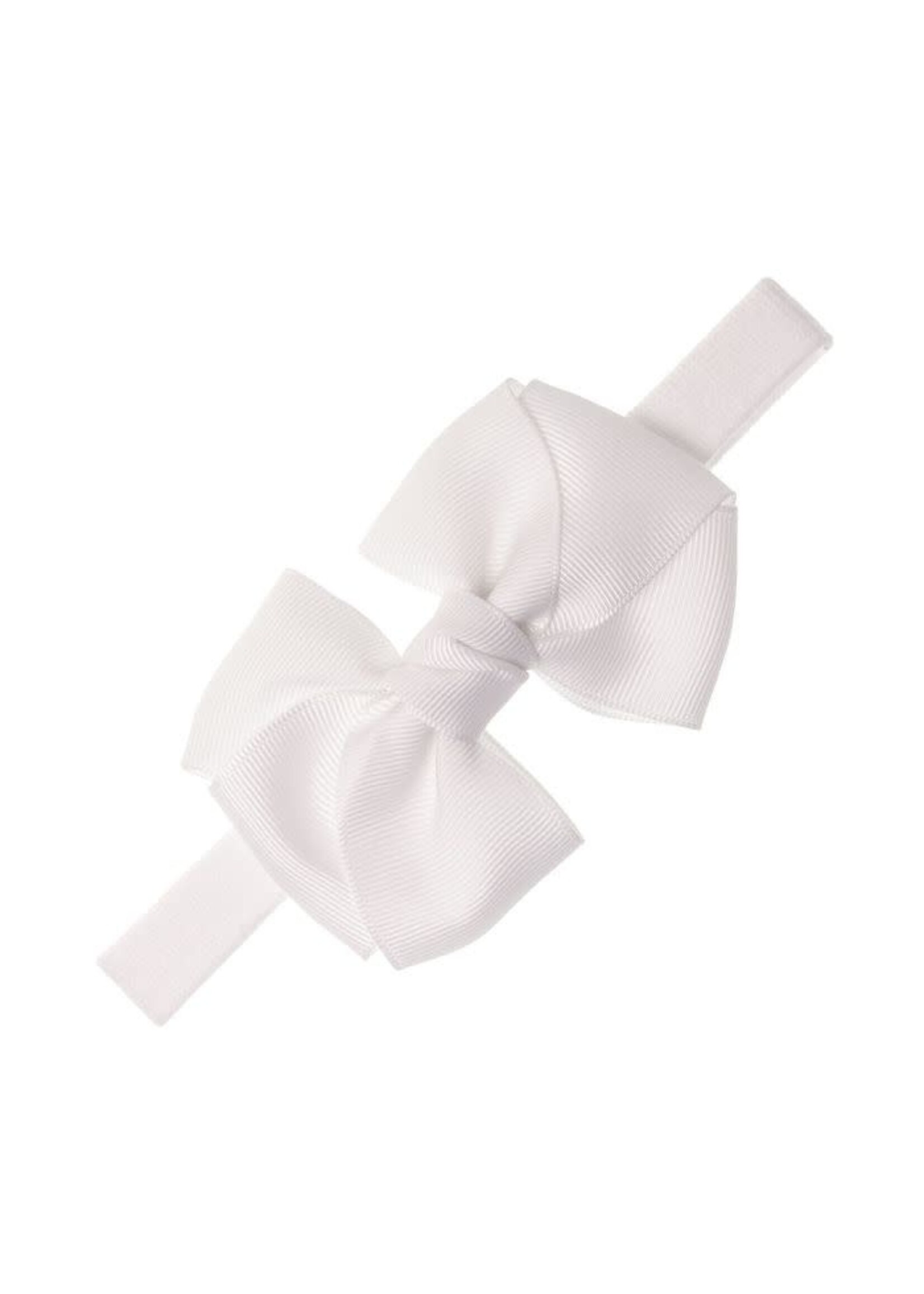 Siena Siena haarband  wit met groot  satijnen  strik