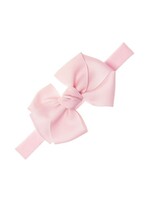 Siena Siena haarband  roze met groot  satijnen  strik