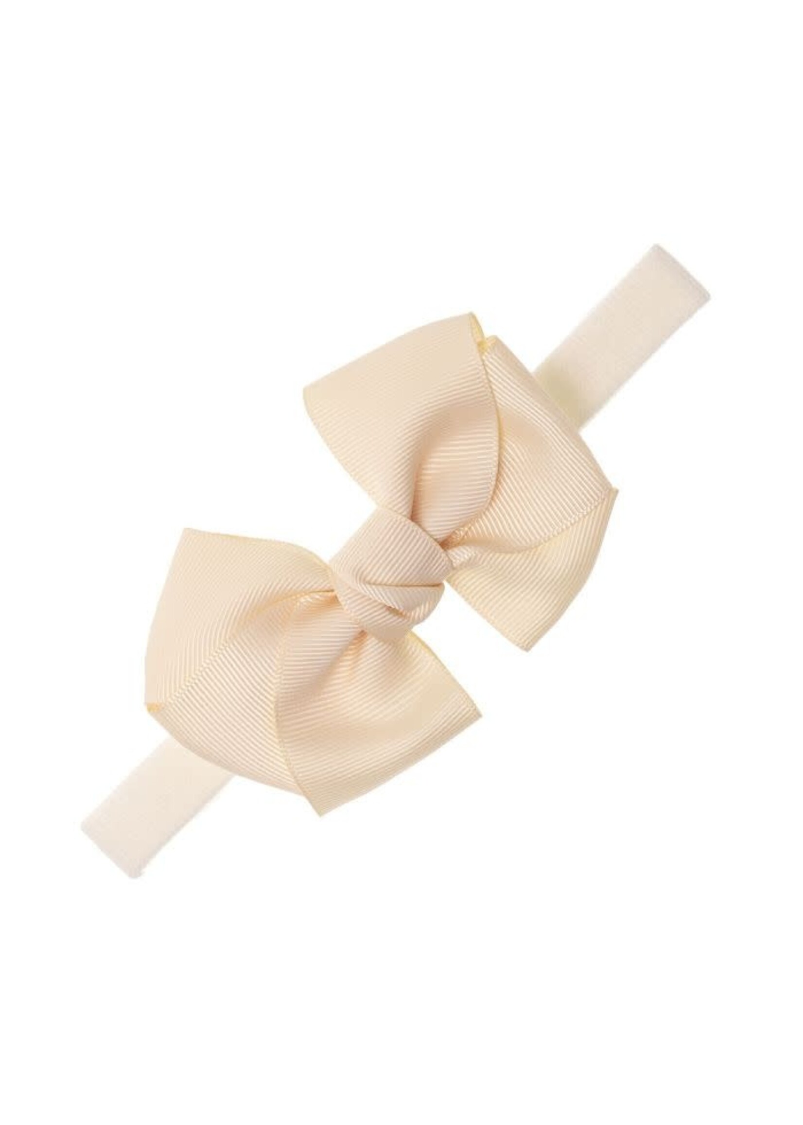 Siena Siena Haarband off white met grote strik 10 x 7 cm