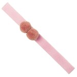 Siena Siena Haarband oud roze met pompoms