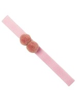 Siena Siena Haarband oud roze met pompoms