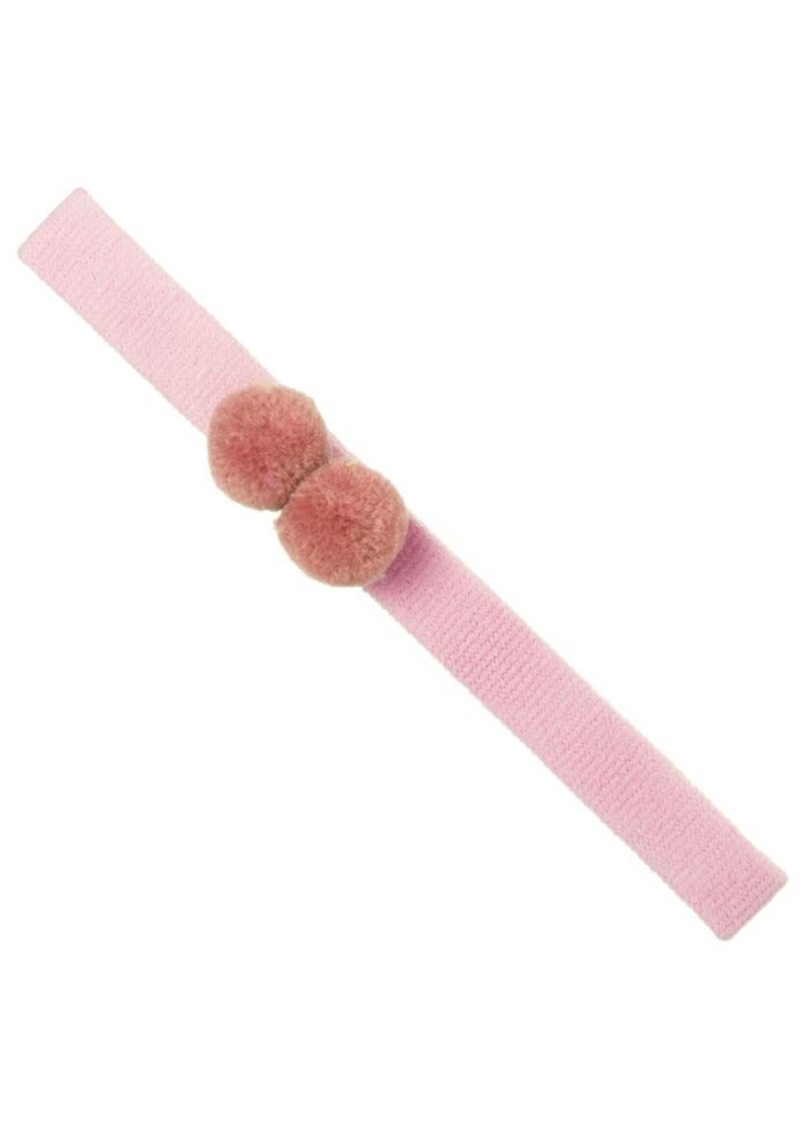 Siena Siena Haarband oud roze met pompoms