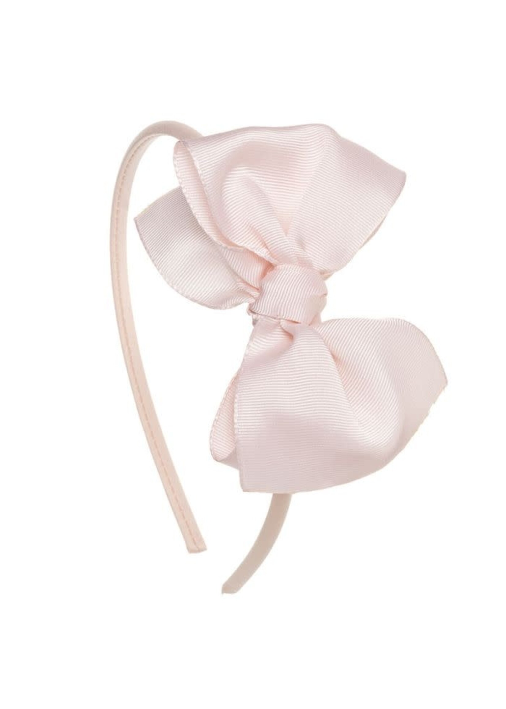 Siena  haarband  roze met strik 9;7 cm.