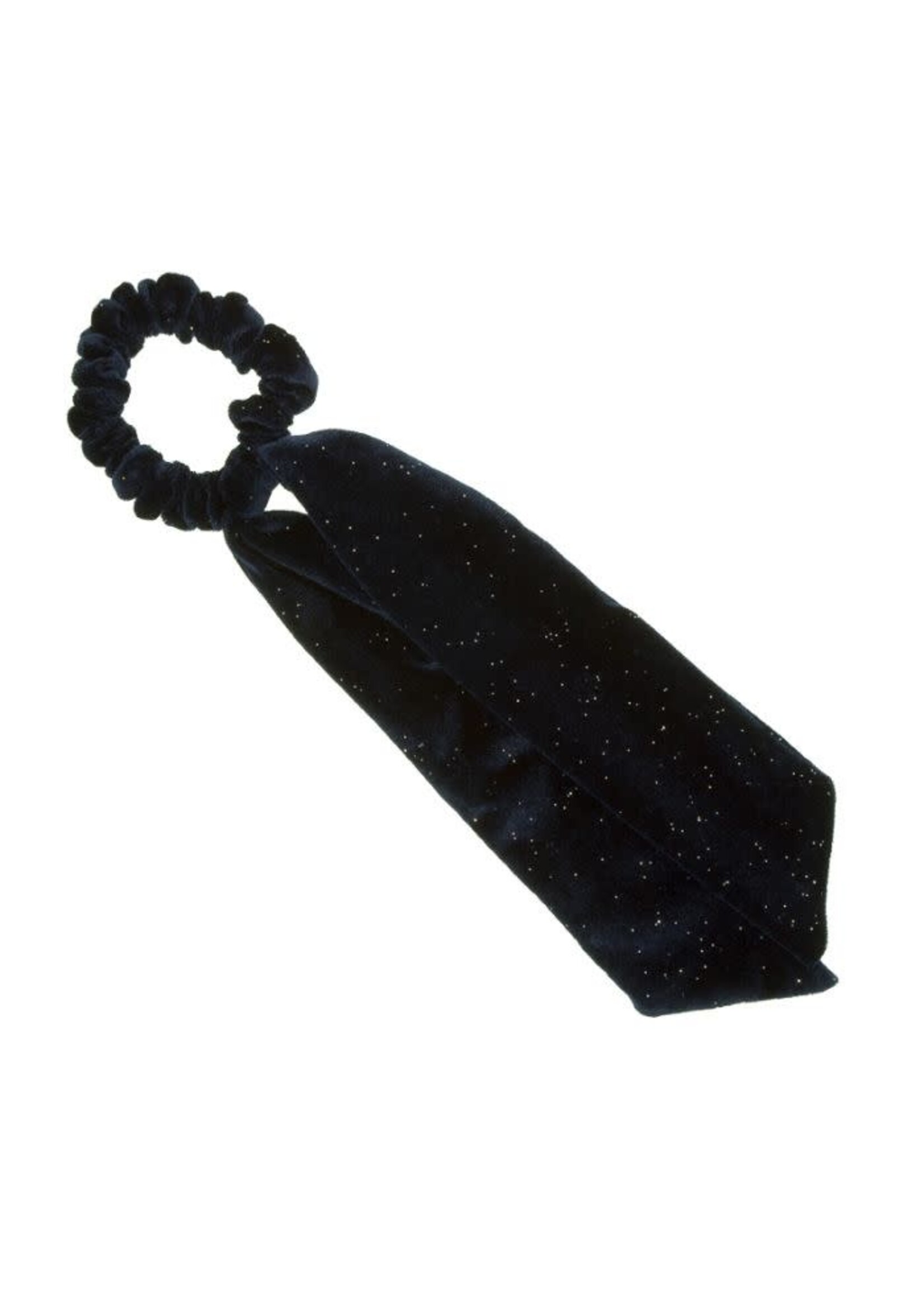 Siena Siena  velvet scrunchie zwart