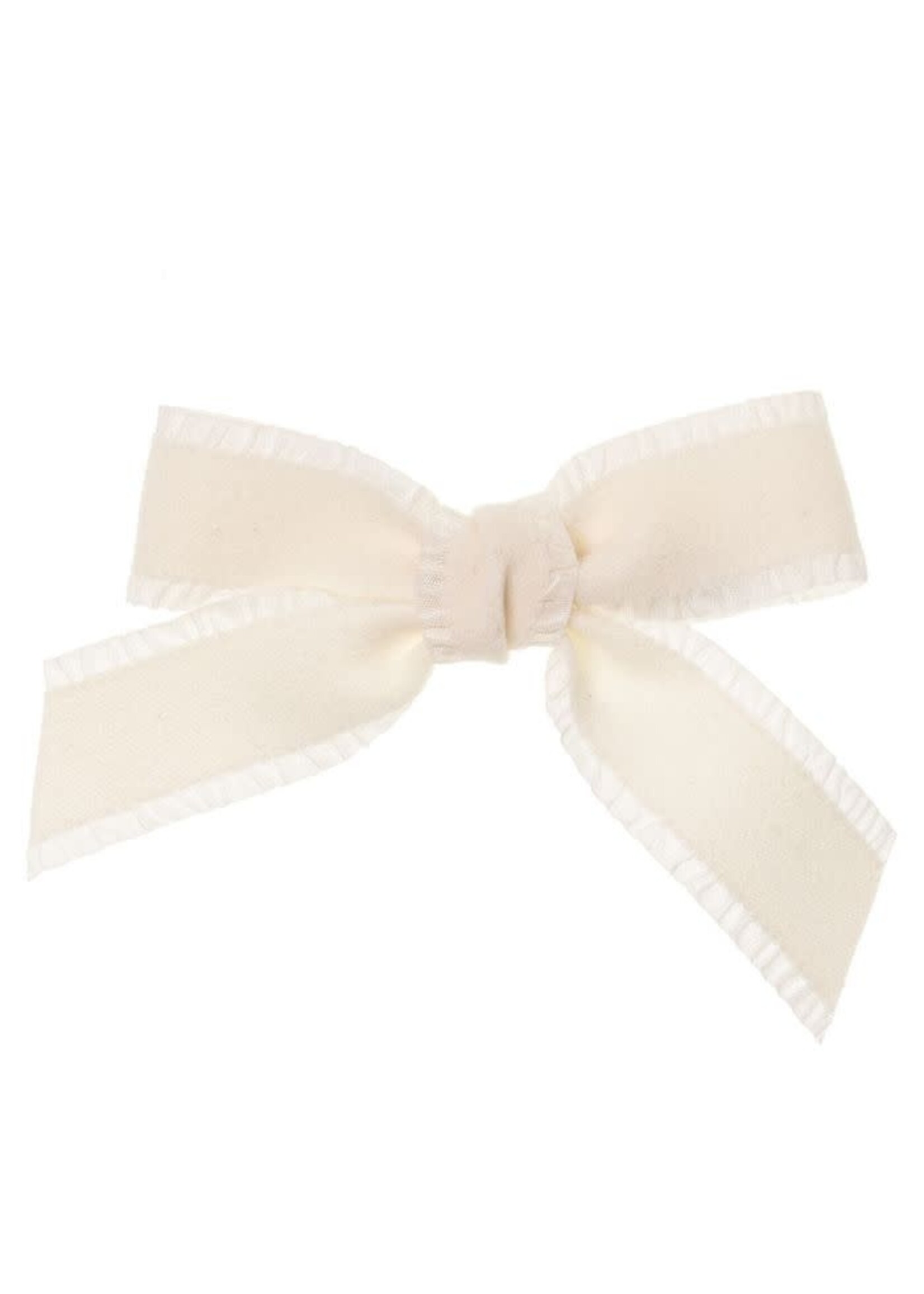 Siena Strik ribbon off white  8,5 x 7 cm