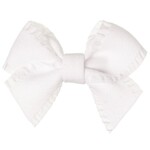 Siena Siena  strik wit ribbon 4,5 cm.