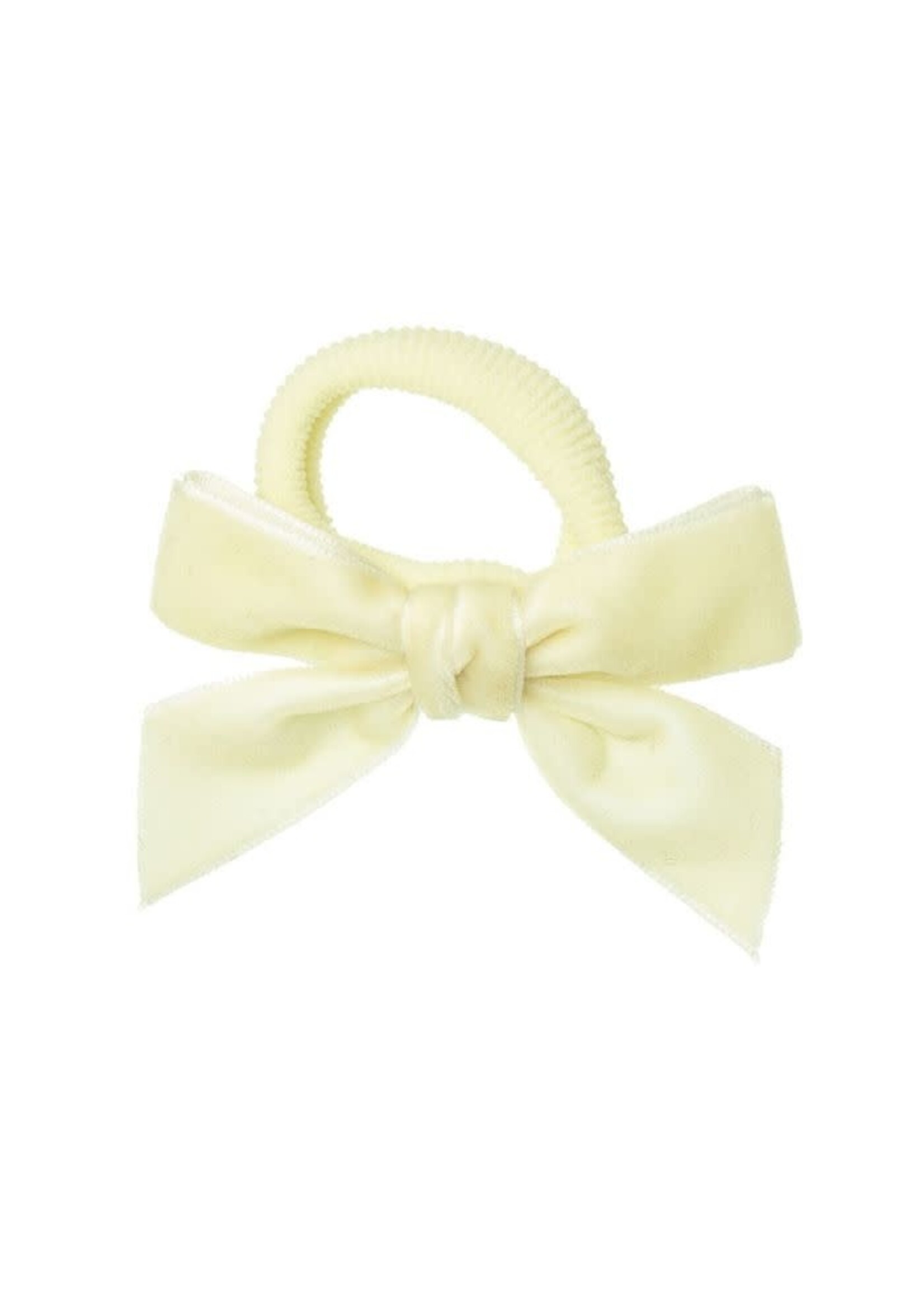 Siena Siena elastiek off white velvet strik6  x 5 cm