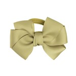 Siena Siena elastiek  beige satijn strik 10,5 x 7 cm