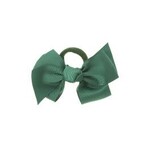Siena Siena elastiek  groen satijn strik 10,5 x 7 cm