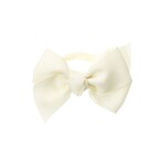 Siena Siena elastiek  off white satijn strik 4,5 x 4,5 cm.