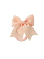 Siena Siena elastiek  nude satijn strik 4,5 x 4,5 cm.