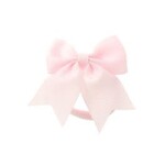 Siena Siena elastiek  roze satijn strik 4,5 x 4,5 cm.