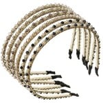 Siena Siena strik Haarband goud parel
