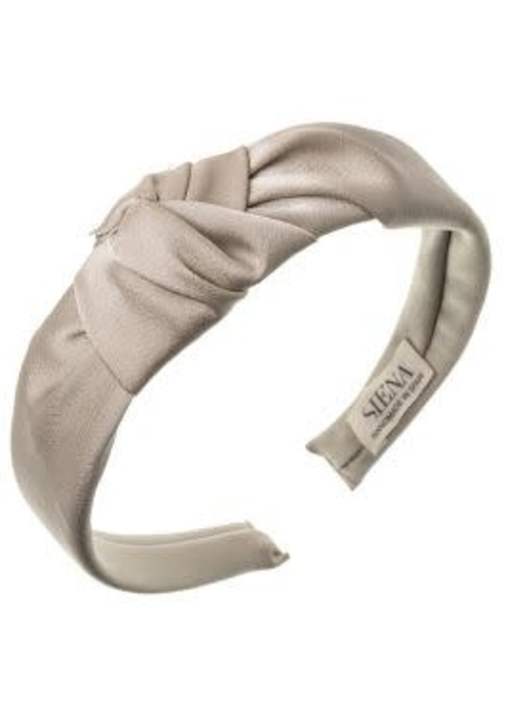 Siena strik Haarband beige/knoop