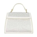 Tas off white met glitters