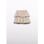 Abel & Lula Abel & Lula Pleated knit skirt Golden - 24 05520