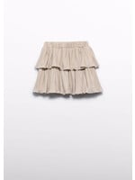 Abel & Lula Abel & Lula Pleated knit skirt Golden - 24 05520