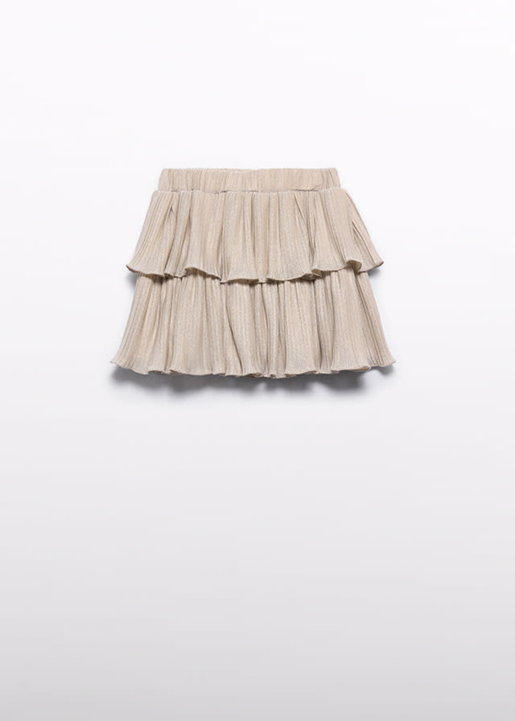 Abel & Lula Abel & Lula Pleated knit skirt Golden - 24 05520