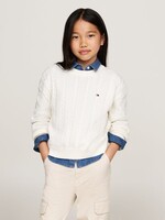 Tommy Hilfiger Tommy Hilfiger CABLE SWEATER, Z00 KG0KG08547Z00 Ivory Petal