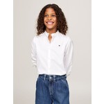 Tommy Hilfiger Tommy Hilfiger RUFFLE COLLAR BLOUSE, YBS KG0KG08230YBS White