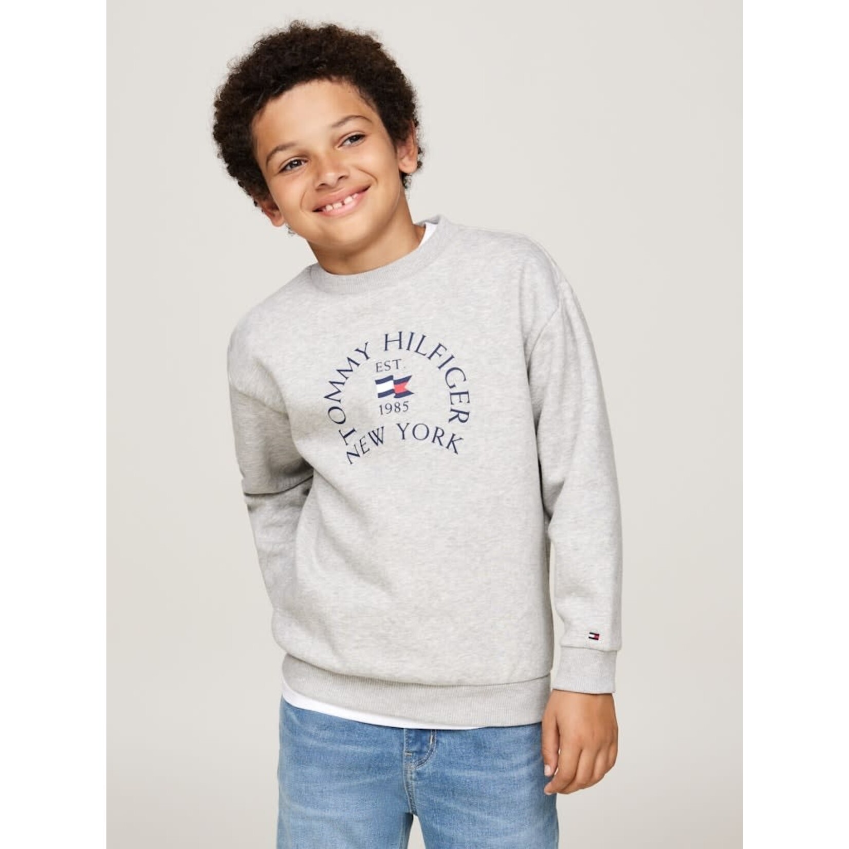 Tommy Hilfiger Tommy Hilfiger NAUTICAL ARCH PRINT, P1A KB0KB09192P1A Light Grey Heather
