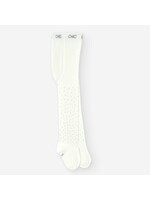 Boboli Boboli Thick tights for baby girl -BCI off white 709017