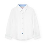 Boboli Boboli Oxford long sleeves shirt for boy -BCI white 739010