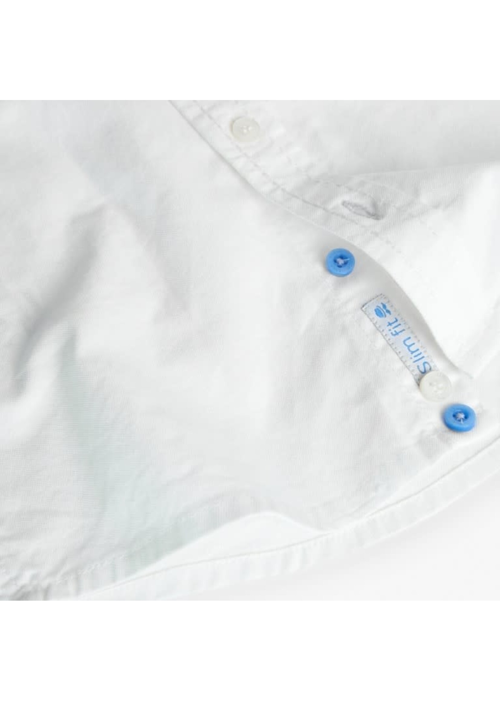 Boboli Boboli Oxford long sleeves shirt for boy -BCI white 739010