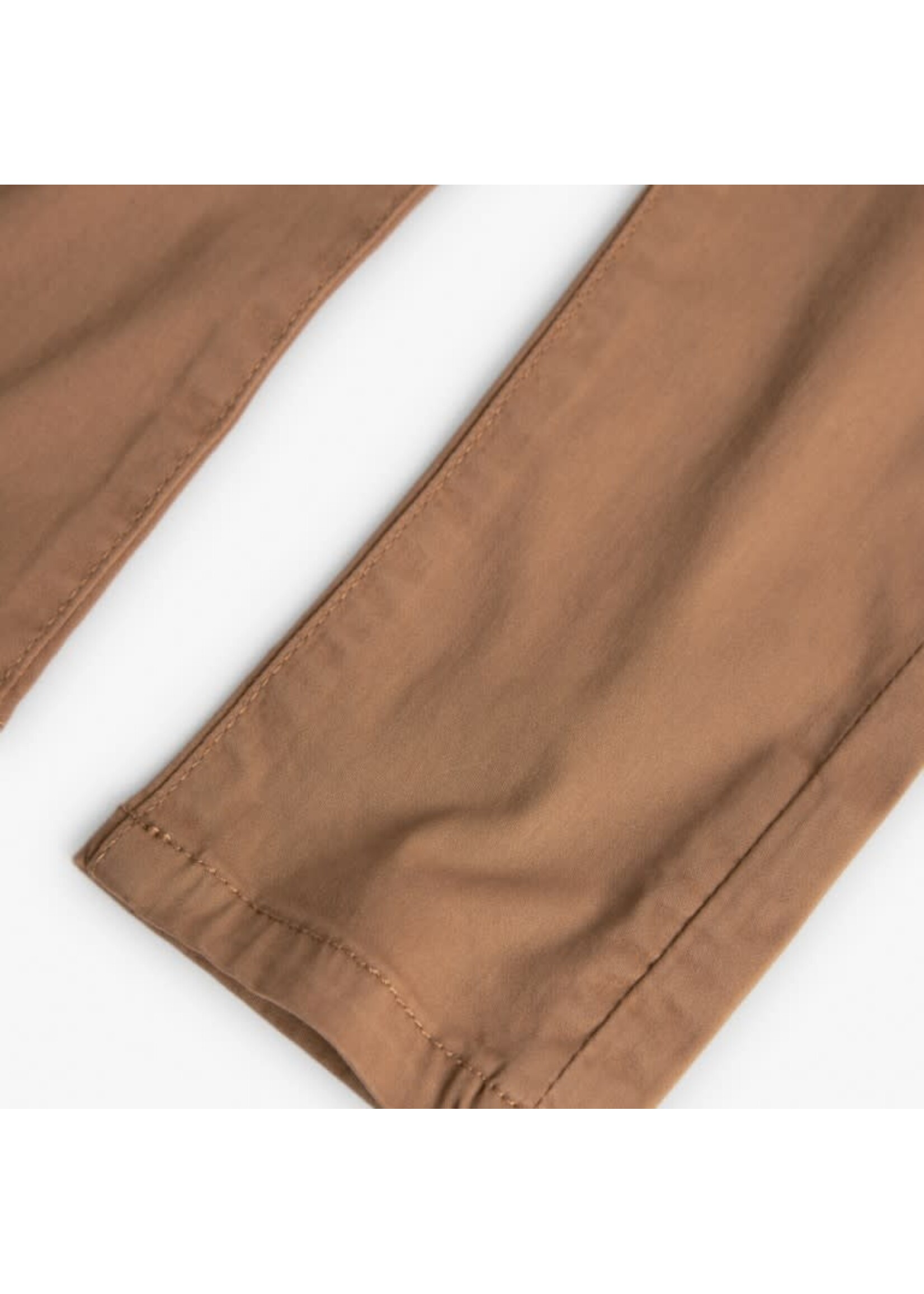 Boboli Boboli Stretch satin trousers for boy -BCI teak 739054