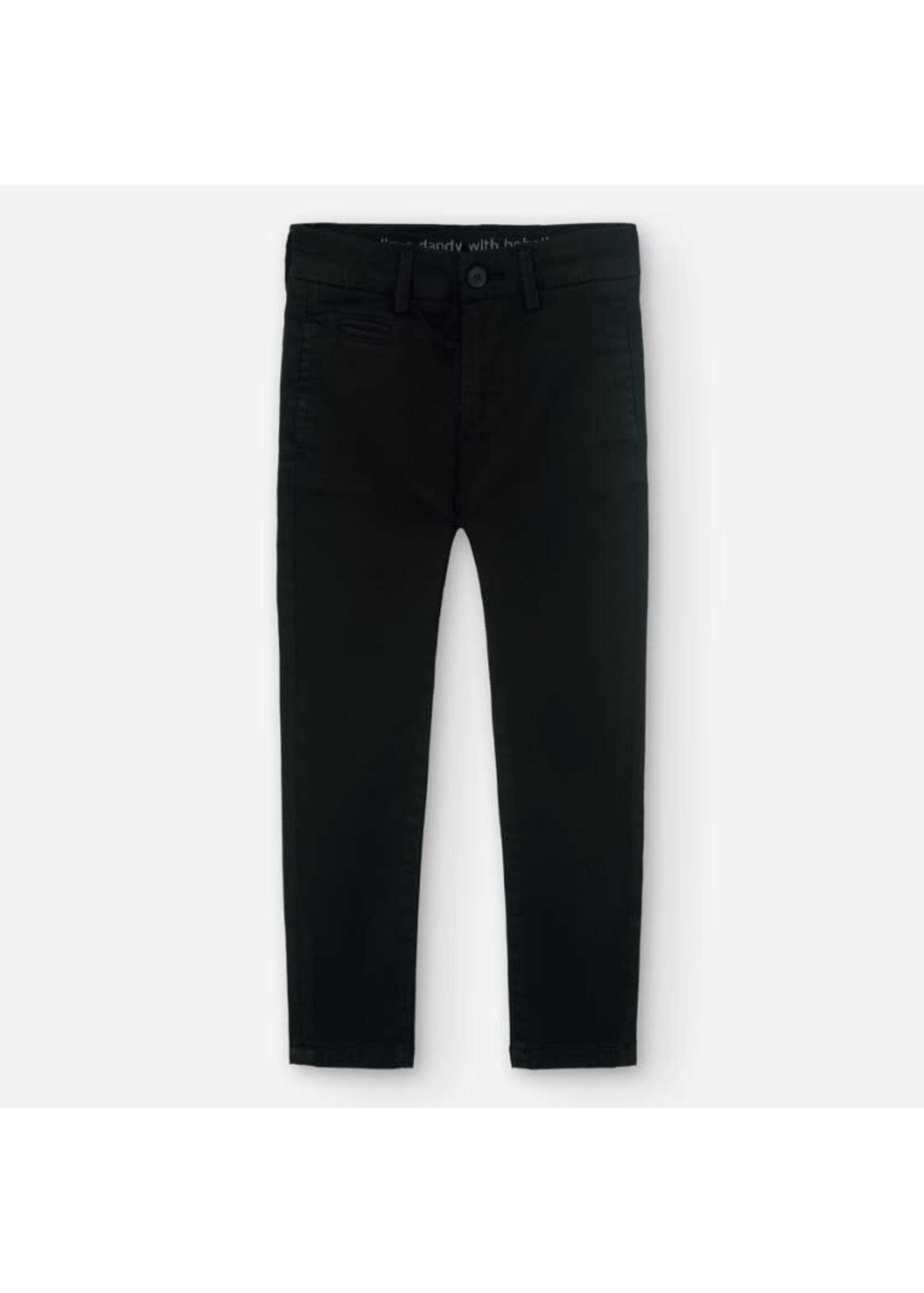 Boboli Boboli Stretch satin trousers for boy -BCI BLACK 739054