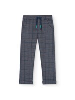 Boboli Boboli Knit trousers check for boy -BCI anthracite 529208